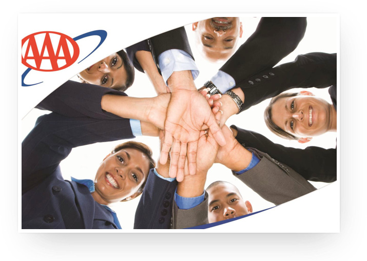 AAA Employees in a Circle