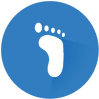 Foot icon.