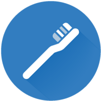 Toothbrush icon.