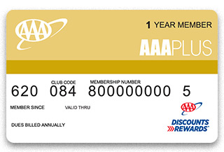 AAA Plus Membership Card