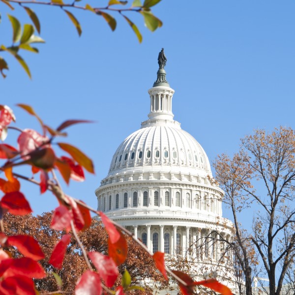 Capital building in Washington DC