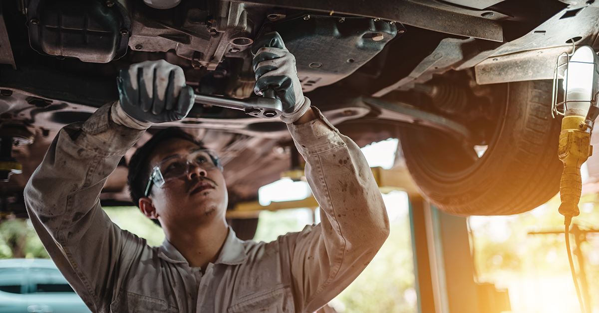 Mechanic at work