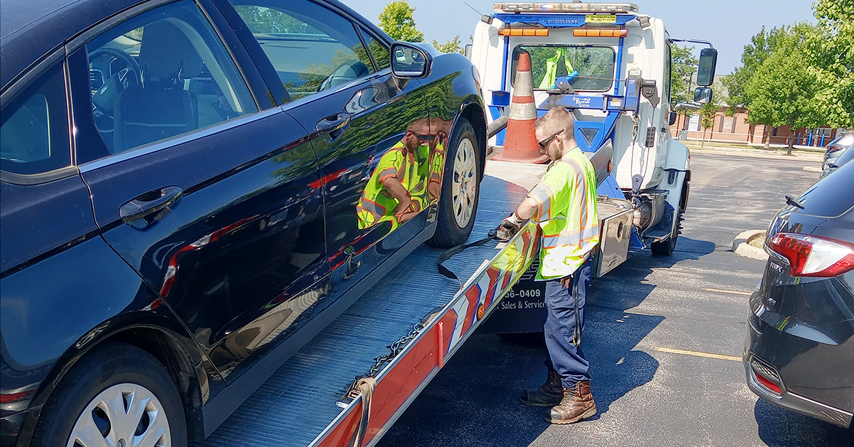 AAA tow truck