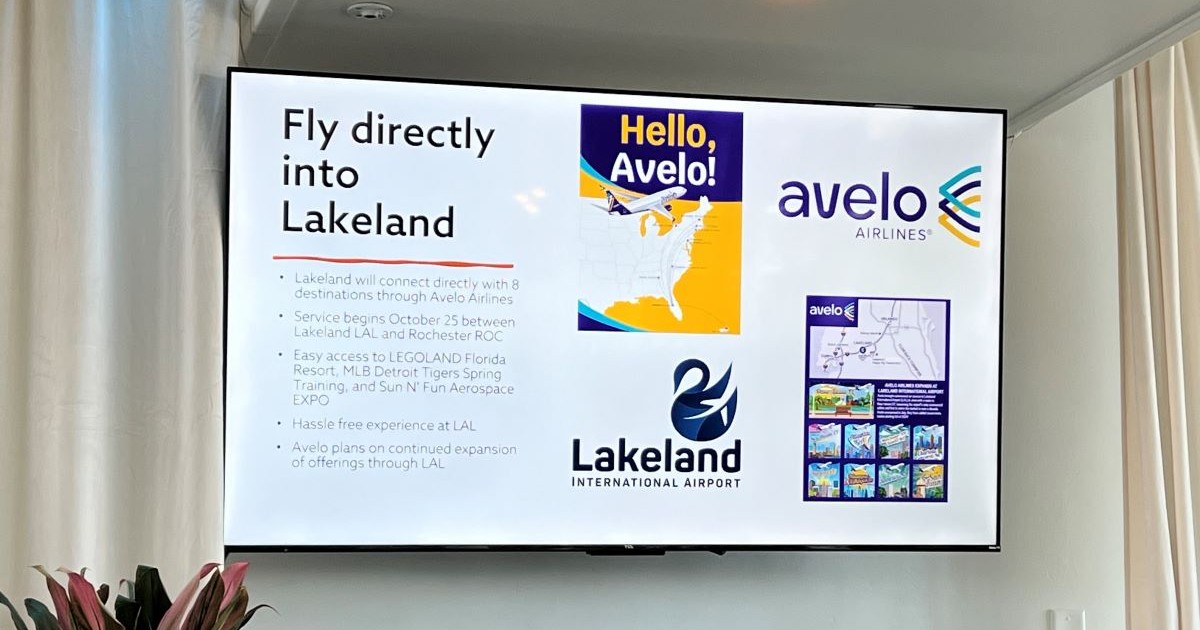 Avelo Airlines to offer direct service from Rochester to Lakeland, FL