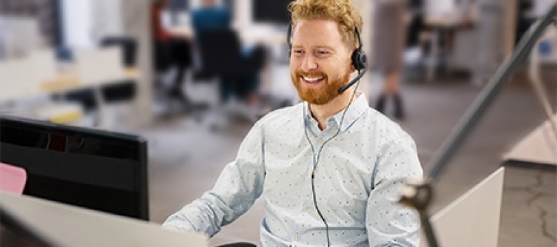 Man at Desk